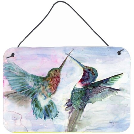 Carolines Treasures Carolines Treasures 8968DS812 Hummingbird Combat Wall or Door Hanging Prints 8968DS812